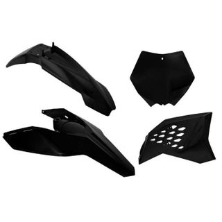 PLASTICS KIT RTECH INCLUDES FRONT & REAR FENDERS, SIDEPANELS & RADIATOR SHROUDS & FRONT NUMBER PLATE