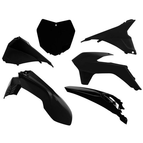 PLASTICS KIT RTECH 6 PIECE BLACK KTM SX SX-F