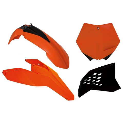 PLASTICS KIT RTECH 4 PIECE OEM COLOURS KTM EXC SX EXC-F SX-F XC-F