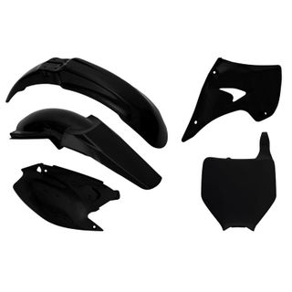 PLASTICS KIT RTECH W/ FRONT&REAR FENDERS SIDEPANELS&RADIATOR SHROUDS&FRONT NUMBERPLATE KX125 KX250