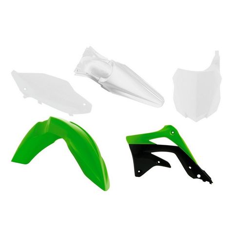 PLASTICS KIT RTECH 5 PIECE OEM COLOURS KAWASAKI KX450F 13-15