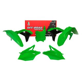 PLASTICS KIT RTECH 5 PIECE GREEN KAWASAKI KX250 KX250F 17-20