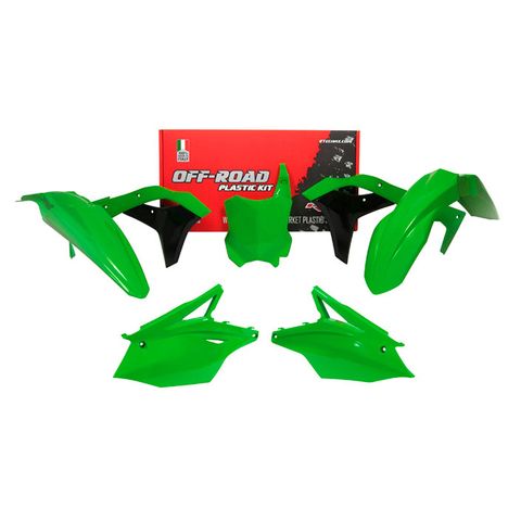 PLASTICS KIT RTECH 5 PIECE GREEN KAWASAKI KX250 KX250F 17-20