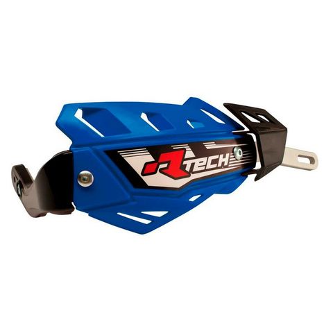 HANDGUARDS RTECH UNIVERSAL OFF ROAD FLX WITH ALUMINIUM BAR BLUE