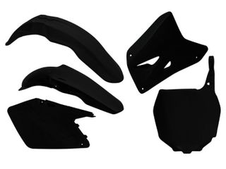 PLASTICS KIT RTECH 5 PIECE BLACK SUZUKI RM125 01-13 RM250 01-13