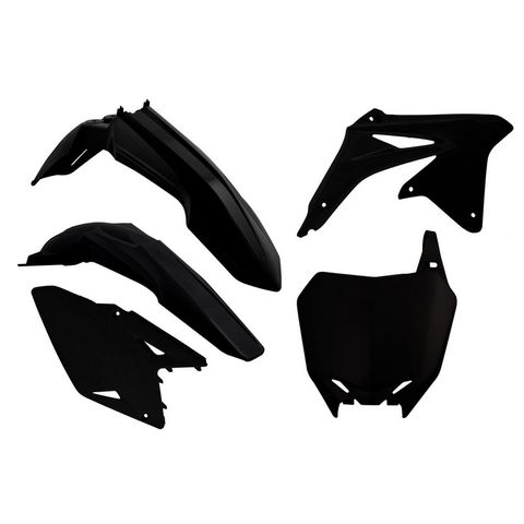 PLASTICS KIT RTECH 5 PIECE BLACK SUZUKI RMZ450 08-17