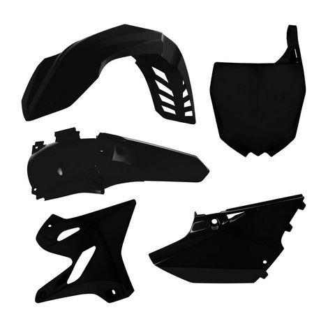 PLASTICS KIT RTECH 5 PIECE BLACK YAMAHA WR250R WR250X YZ125 YZ125X YZ250 YZ250X