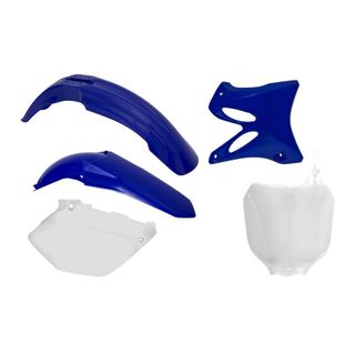 PLASTIC KIT RTECH FRONT & REAR FENDERS SIDEPANELS & RADIATOR SHROUDS & FRONT NUMBERPLATE YZ125 YZ250