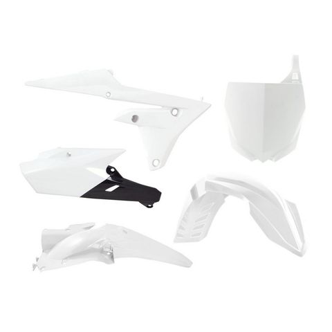 PLASTICS KIT RTECH 5 PIECE WHITE YAMAHA YZ250F 14-18 YZ450F 14-17