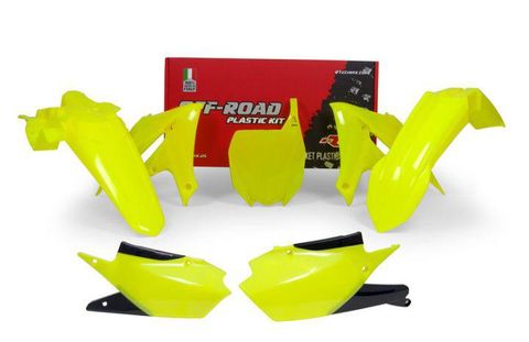 PLASTICS KIT RTECH 5 PIECE NEON YELLOW YAMAHA YZ250F 19-23 YZ250FX 19-ON YZ450F 18-22 YZ450FX 19-23