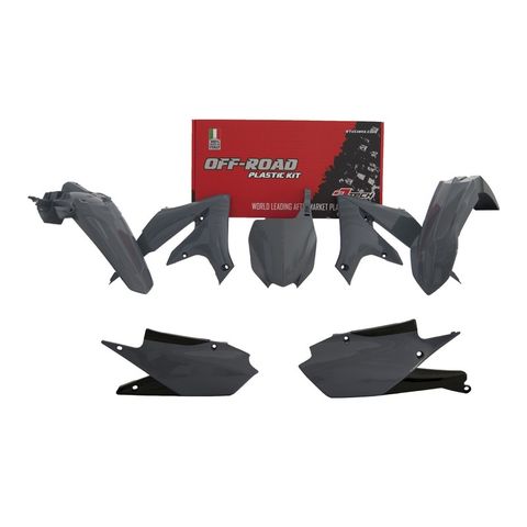 PLASTICS KIT RTECH 5 PIECE QUANTUM GREY YAMAHA YZ250F 19-23 YZ250FX 19-ON YZ450F 18-22 YZ450FX 19-23