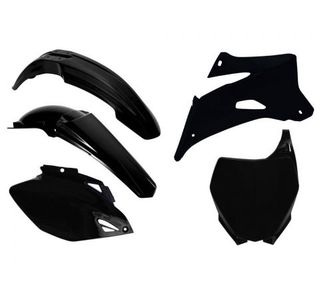 PLASTICS KIT RTECH FRONT& REAR FENDERS SIDEPANELS& RADIATOR SHROUDS& FRONT NUMBERPLATE YZ250F YZ450F