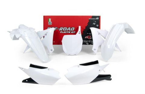 PLASTICS KIT RTECH 5 PIECE WHITE YAMAHA YZ250F 19-23 YZ250FX 19-ON YZ450F 18-22 YZ450FX 19-23