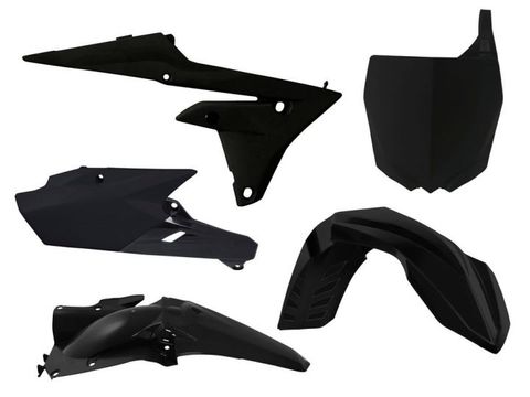 PLASTICS KIT RTECH 5 PIECE BLACK YAMAHA YZ250F 14-18 YZ450F 14-17