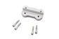 HANDLEBAR BAR RISER SW MOTECH 22MM HANDLEBARS SILVER KAWASAKI VERSYS 650 06-14