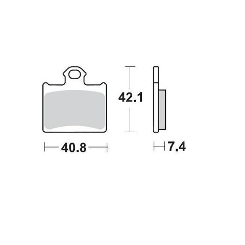 BRAKE PADS REAR MOTO MASTER PRO SINTERED FOR HUSQVARNA KTM