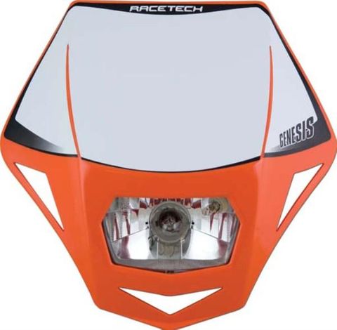 HEADLIGHT GENESIS RTECH ORANGE KTM EXC EXC-F