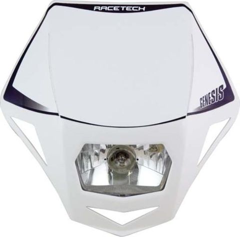 HEADLIGHT GENESIS RTECH WHITE