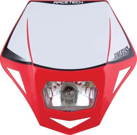 HEADLIGHT GENESIS RTECH RED UNIVERSAL