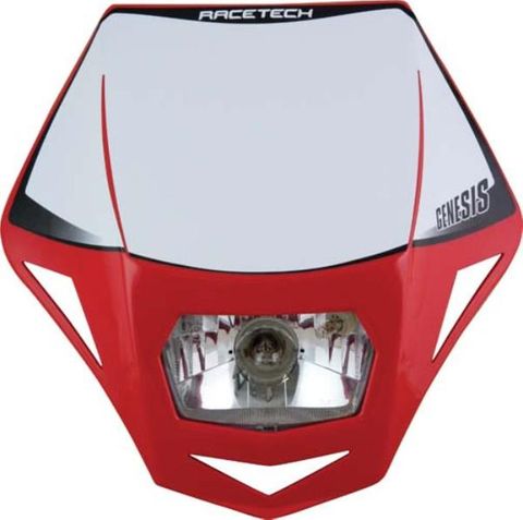 HEADLIGHT GENESIS RTECH RED