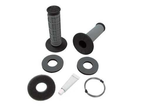 HANDLEBARGRIP REPAIR KIT GRIPS 1PR  GRIP DONUTS 1PR FORM DUST RING 1PC SAFETY WIRE 1 SET  GLUE 1PC