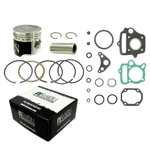 TOPEND KIT NAMURA W/ PISTON KIT & TOP GASKET SET HONDA  XR50R 00-03 CRF50F 04-20 Z50R 79-99 39.00MM