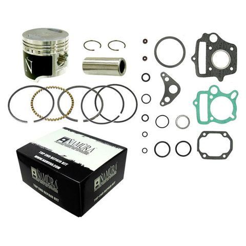 TOP END KIT NAMURA WITH PISTON KIT & TOP GASKET SET HONDA Z50R 79-99  XR50 00-03 CRF50 04-20 39.50MM