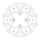 BRAKE DISC REAR MOTO MASTER NITRO 160MM GAS GAS MC65 21-22 HUSQVARNA TC65 17-22 KTM 65SX 00-22