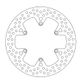 BRAKE DISC REAR MOTO MASTER HALO 240MM KTM