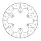 BRAKE DISC REAR MOTO MASTER HALO 240MM BMW F650 F650GS DAKAR G650GS HUSQVARNA TR650