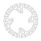 BRAKE DISC REAR MOTO MASTER NITRO 250MM KAWASAKI KX250F 20-20 KX450F 06-ON