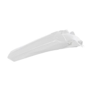 REAR FENDER RTECH WHITE HONDA CRF250R 14-17 CRF450R 13-16