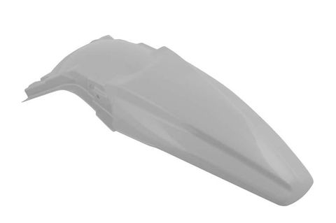 REAR FENDER RTECH WHITE KAWASAKI KX250F 09-12 KX450F 09-11