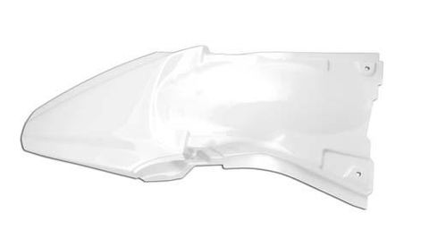 REAR FENDER RTECH WHITE KAWASAKI KX250F 13-16 KX450F 12-15