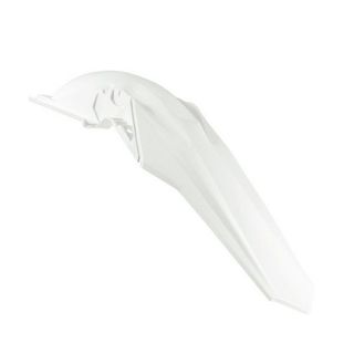 REAR FENDER RTECH WHITE SUZUKI RMZ250 19-23 RMZ450 18-23