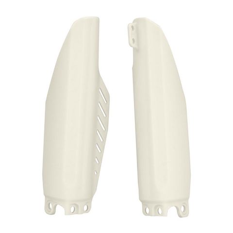 FORK PROTECTORS RTECH NEUTRAL WHITE HONDA CR85R 03-07 CRF150R 07-ON