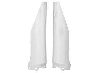 FORK PROTECTORS RTECH WHITE KAWASAKI KX125 04-06 KX250 04-06 KX250F 04-05 SUZUKI RMZ250 04-06