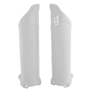 FORK PROTECTORS RTECH WHITE KAWASAKI KX250F 09-16 KX450F 09-15