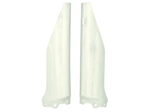 FORK PROTECTORS RTECH NEUTRAL WHITE KAWASAKI KX125 04-06 KX250 04-06 KX250F 04-05