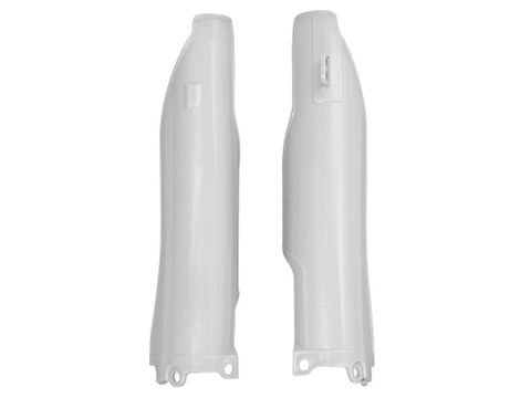 FORK PROTECTORS RTECH WHITE KAWASAKI KLX450R 07-16 KX125 07-08 KX250 07-08 KX250F 06-08 KX450F 06-08