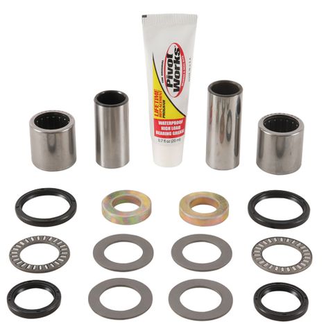 PIVOT WORKS SWINGARM BEARING KIT INCLUDES GREASE HONDA CRF250R 10-13 CRF450R 09-12
