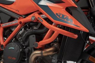 SW MOTECH CRASH BARS KTM 1290 SUPER DUKE AND SUPER DUKE R 2019-ON ORANGE