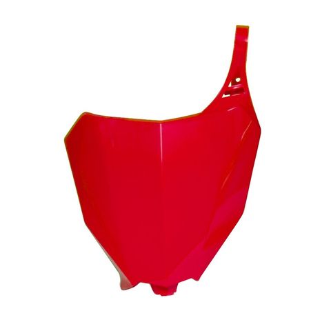 NUMBER PLATE RTECH RED HONDA CRF250R 2018 CRF450R 17-18 CRF450RX 17-18