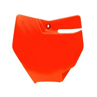 FRONT NUMBER PLATE RTECH KTM 85SX 18-ON ORANGE