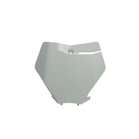 NUMBER PLATE RTECH WHITE KTM SX SX-F XC XC-F