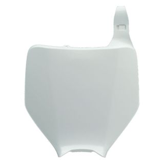 NUMBER PLATE RTECH WHITE KAWASAKI KX125 03-10 KX250 03-10 KX250F 04-08 KX450F 06-08 SUZUKI RMZ250