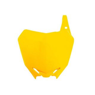 NUMBER PLATE RTECH YELLOW SUZUKI RMZ250 10-18 RMZ450 08-17