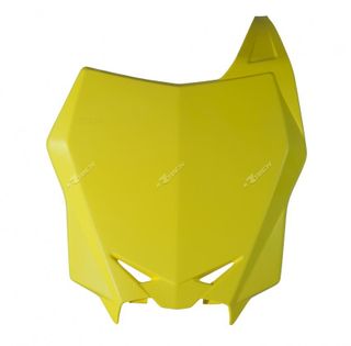 NUMBER PLATE RTECH YELLOW SUZUKI RMZ250 10-18 RMZ450 08-17 FACTORY EDITION