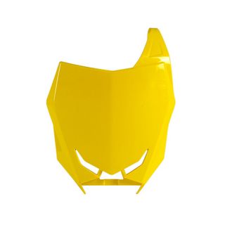 NUMBER PLATE RTECH YELLOW SUZUKI RMZ250 19-ON RMZ450 18-ON