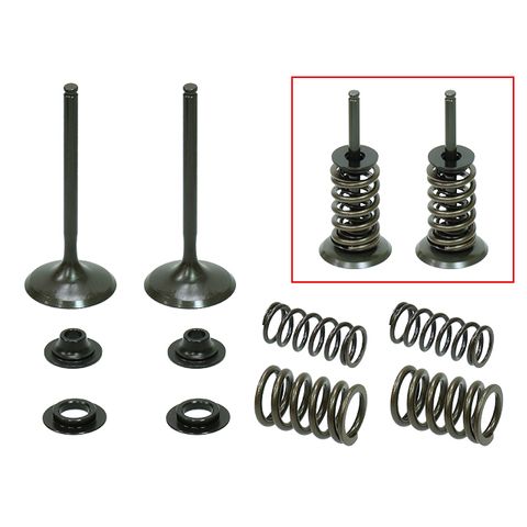 INLET VALVE KIT PSYCHIC MX INCLUDES 2 VALVES, 2 SPRINGS, RETAINERS & SEATS HONDA CRF450X 05-17